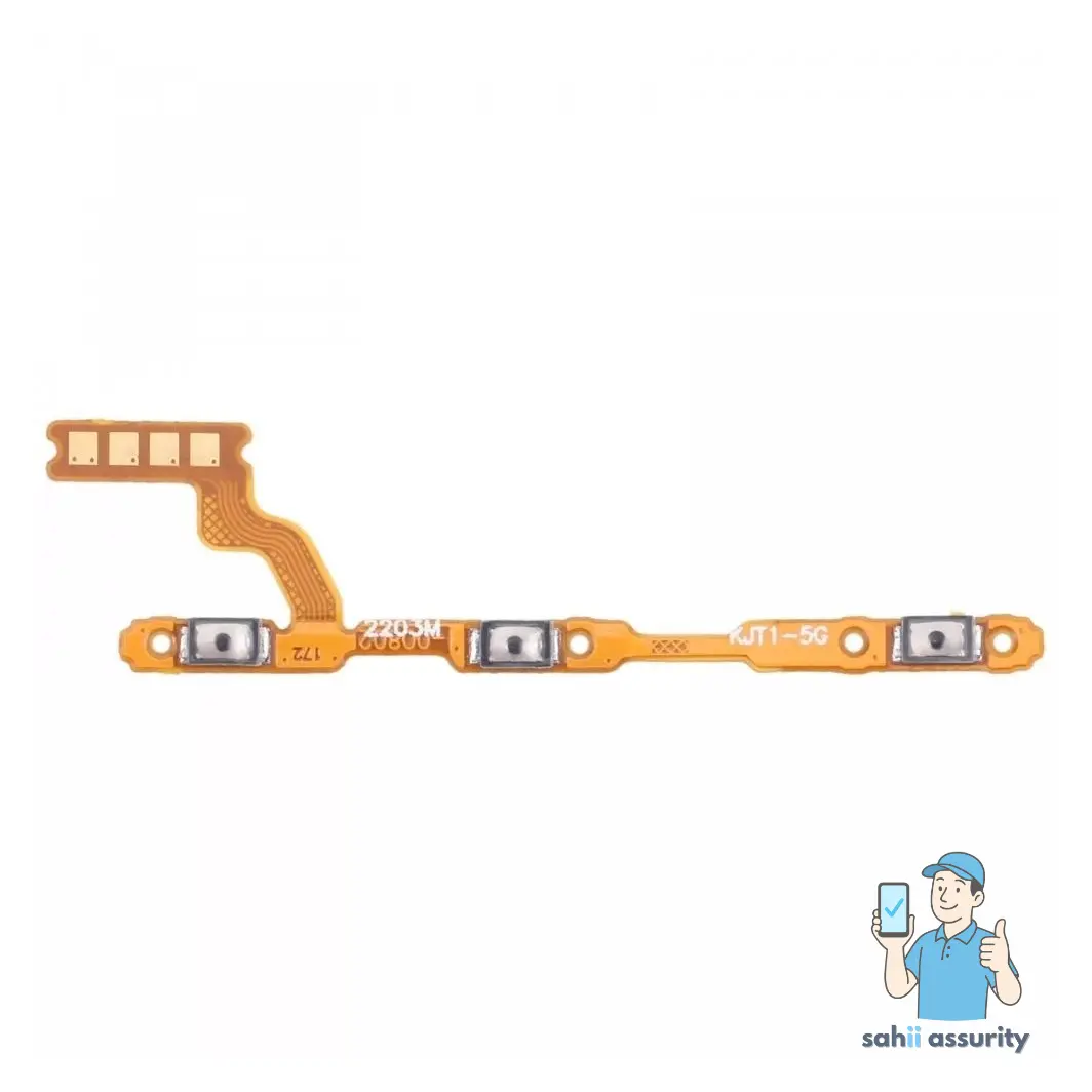 Volume Button Flex Cable for Vivo iQOO Z5 5G